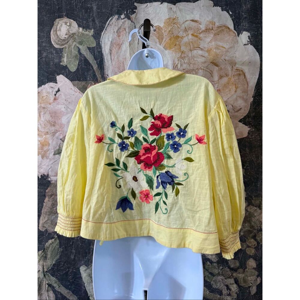 New Free People Ryland Blouse Size M - Picture 6 of 10